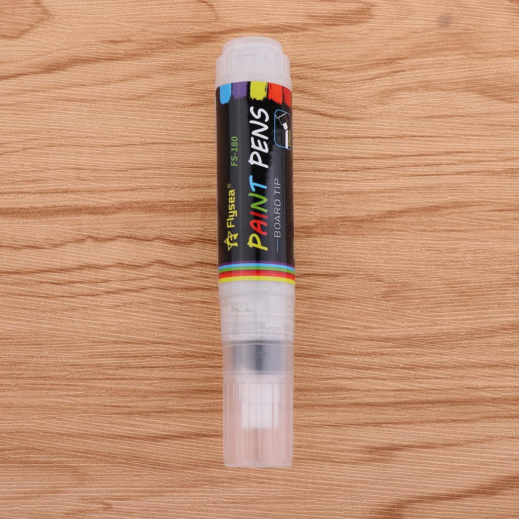 FVDPWYE (12 Colors) Oil-Based Marker Pen Colorful Waterproof Metallic Oil Fill Paint DIY White