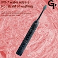 thumbnail image 5 of Cepillo de dientes eléctrico sónico GeZhou N105 para adultos, recargable por USB, con 8 cabezales de repuesto, 5 of 5