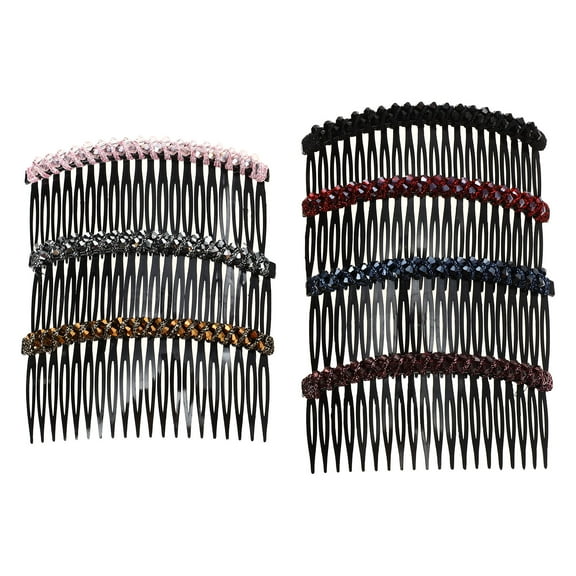 PTOOTP 7Pcs Side Hair Combs for Women and Ladies in Assorted Color for Hair Styling