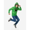 thumbnail image 3 of Minecraft, Boys' & Big Boys' Graphic Creeper Cosplay Hoodie, Sizes 4-18, 3 of 4