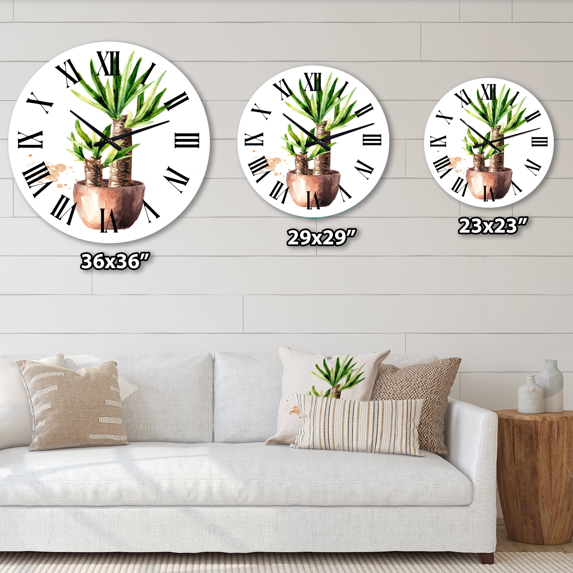 Designart 1 in Traditional Wall Clock