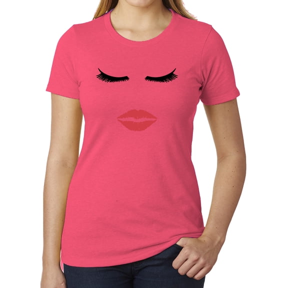 Lips & Lashes -Cool T-shirts for Woman, Feminist Shirts