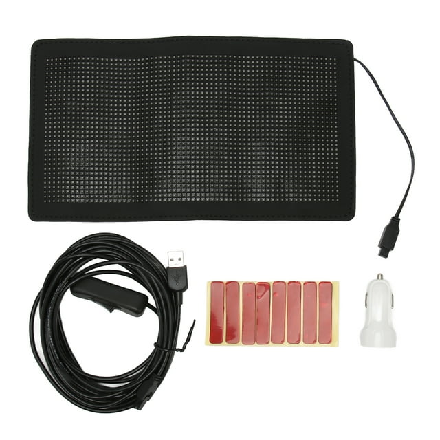 Oubit Programmable LED Display,Flexible LED Car Screen Flexible LED Store Sign LED Matrix Panel Ultra Responsive