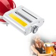 thumbnail image 4 of DJN 2025 New Meat Mincer Pasta Machine Accessories 3 For Mixers And Set Of Pasta Accessories Including Pasta Roller Pasta Cutter And Fettuccine Cutter For Pasta Plastic White One Size, 4 of 9