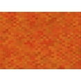 thumbnail image 1 of Ahgly Company Machine Washable Indoor Rectangle Transitional Orange Red Orange Area Rugs, 2' x 4', 1 of 7