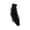Black, variant on Turkey Feather Flats Dyed - Lime
