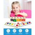 thumbnail image 3 of Juego Coogam Montessori Toys, caja clasificadora con forma de color de madera, bloques geométricos a juego, juguetes educativos para el aprendizaje temprano, regalo para bebés de 3 a 5 años, 3 of 7