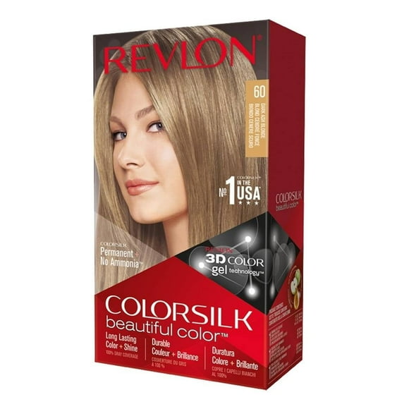 Tinte para cabello Revlon Beautiful Color 60 rubio oscuro cenizo
