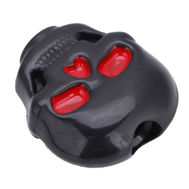 Cabezales de Tapa de Botón ANGGREK Calavera 6 Uds