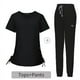 thumbnail image 5 of Bata quirúrgica de hospital, ropa de lavado, clínica, herramientas profesionales, enfermera, estudiante, traje femenino fino con cuello en V, 5 of 6