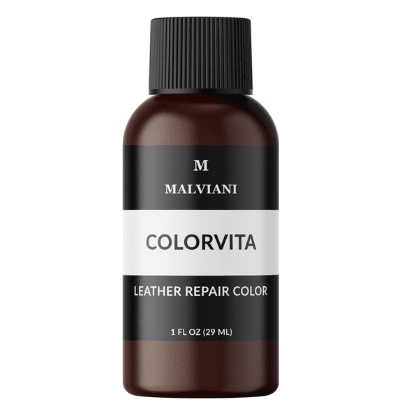 Leather Repair Color Restorer Dark Brown - Repair Couch, Furniture, Car Seat, Sofa & Bag 1 oz.