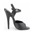 thumbnail image 5 of Devious DOMINA-109 Black 6" Stiletto Heel Ankle Strap Sandals Women's Shoes, 5 of 5