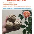 thumbnail image 3 of Rustic Jute Orbs Set of 8, Farmhouse Decorative Balls for Bowls, Vase Fillers, Christmas Centerpiece, Handwoven Home Decor Ornaments, Potpourri Accents, 3 of 9