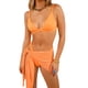 thumbnail image 5 of Txlixc Minifalda para mujeres, falda de playa de color sólido / falda de cintura alta impresa para adultos Txlixc  moda, 5 of 6