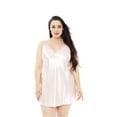 thumbnail image 4 of Popsi Lingerie Women Chemise, Chemise Nightgowns for Women, Chemise for Women, Pink, 4 of 5