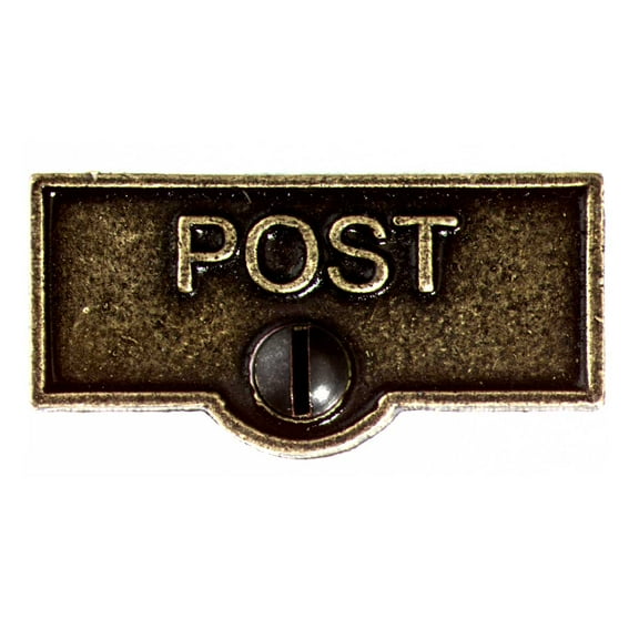 Switch Plate Tags POST Name Signs Label Board Cast Brass Traditional Engraved Wall Light Switch Cover Labels Renovators Supply