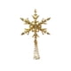 thumbnail image 2 of Estrella Dorada para Árbol de Navidad, Diseño Único de Copo de Nieve, Luz Led Decorativa, Hierro Resistente, Decoración Festiva para El Hogar y La Oficina, Ideal para Ambientes Festivos, 25 X 15 X 3, 2 of 6