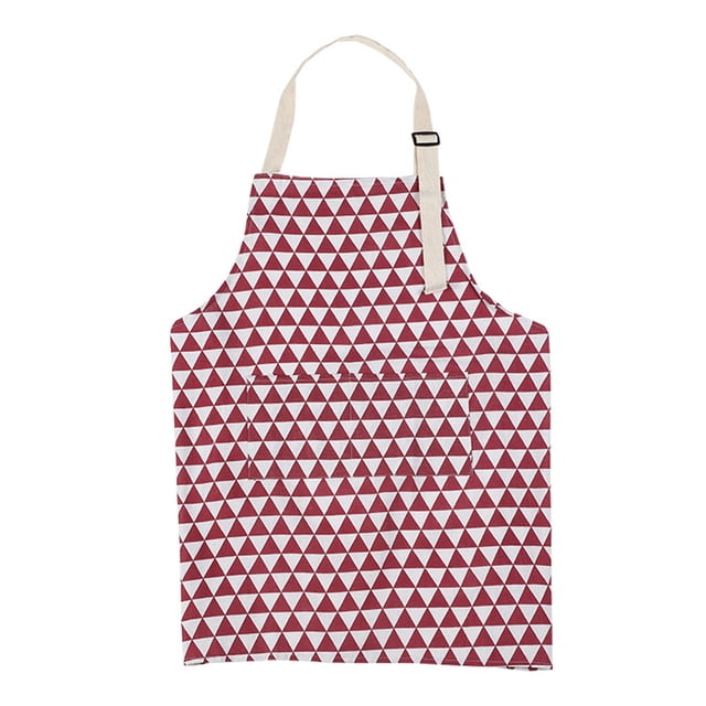 Unisex Kitchen Front Bolsets Delantal Grasa a prueba de ropa Chef cocinar BIB Outdoor BBQ Server Artist Bakery Restaurante Gadgets Red Advancent HA010194-03