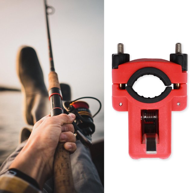Soporte de caña r portátil, estante para barco, accesorio rojo shamjiam Porta barco de pesca