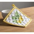 thumbnail image 4 of Maison d' Hermine Limoncello 100% Cotton Easter Set of Oven Mitt (7.5 Inch by 13 Inch) and Pot Holder (8 Inch by 8 Inch) for BBQ | Cooking | Baking | Grilling | Barbecue | Spring/Summer, 4 of 6