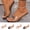Black, variant on Women's Clear Heeled Sandals Sequin Bowknot Square Toe Transparent Stiletto Mules Open Toe Slip on Dress Shoes Beige 9(42)
