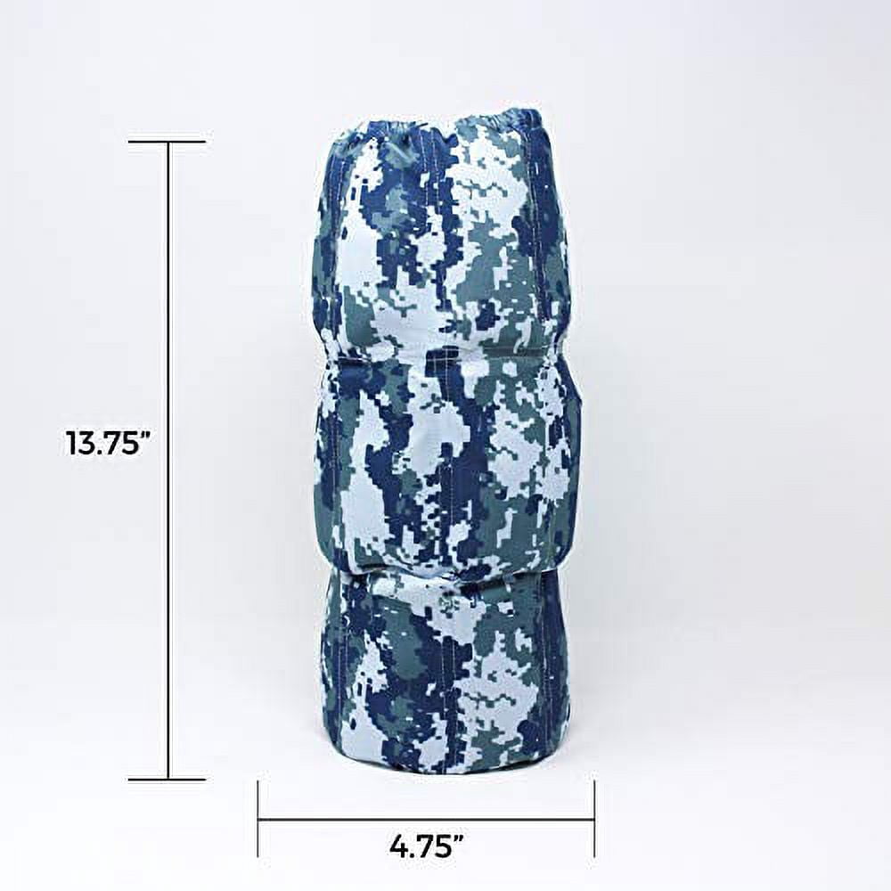 HurtSkurt - 2 in 1 - Harness-Free Fashionable Cold Therapy Compression Gel Sleeve & Ice Pack Stretch-to-Fit Large (Seal Team)