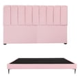 thumbnail image 1 of Recámara King Size Kami Pink con Cabecera + Base Cama Slim, 1 of 8