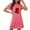 Hot Pink, variant on Sakmal Love Moomoo Womens Nightgowns Valentines Short Sleeve Lightweight Sleepwear Heart Print Short Ladies Nightgown L