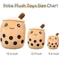 thumbnail image 6 of Cute Stuffed Boba Plush Bubble Tea Plushie Pillow Milk Cup Food Plush, Soft Kawaii Hugging Toys Gifts for Kids(Pink, 9.4 inch), 6 of 7
