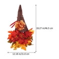 thumbnail image 2 of WHAMVOX Colgante De Gnome Con Hojas De Arce Para Puerta Decorativa Otoñal, 2 of 6