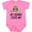 Raspberry, variant on Inktastic My Nonnie Loves Me Grandchild Girls Baby Bodysuit