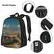 thumbnail image 3 of Balery Deserted Classic Car Landscape Mochila escolar 3 en 1 para niños: mochila resistente con lonchera térmica y estuche para lápices. Mochila escolar para niños y niñas., 3 of 7