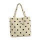 thumbnail image 3 of Bolso pequeño de pana para mujer, bolso de mano moderno para viajes, libros y playa. Blanco, 3 of 9