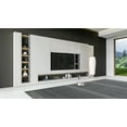 thumbnail image 2 of EORC Gray / Ivory Hand Crafted Wool & Viscose Contemporary Modern Grass Rug, 8' X 10', 2 of 4