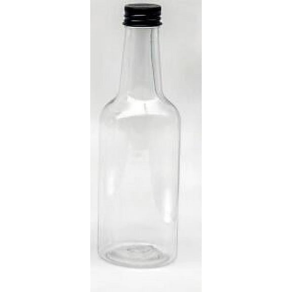 24pcs Clear Bottles For Hot Sauce 25 Ml Clear plastic Bottles With Aluminum Caps For Fruit Wine Beverages And Tea