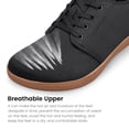 thumbnail image 4 of vibdiv Women Breathable Barefoot Shoes Wide Toe Box Minimalist Zero Drop Sole Non Slip Walking Shoes Casual Running Sneakers Black Size 6, 4 of 6
