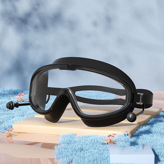 High-Definition Anti-Fog Swimming Goggles for Adult Recreational Swimming and Pool Training, Soft Comfortable Seal