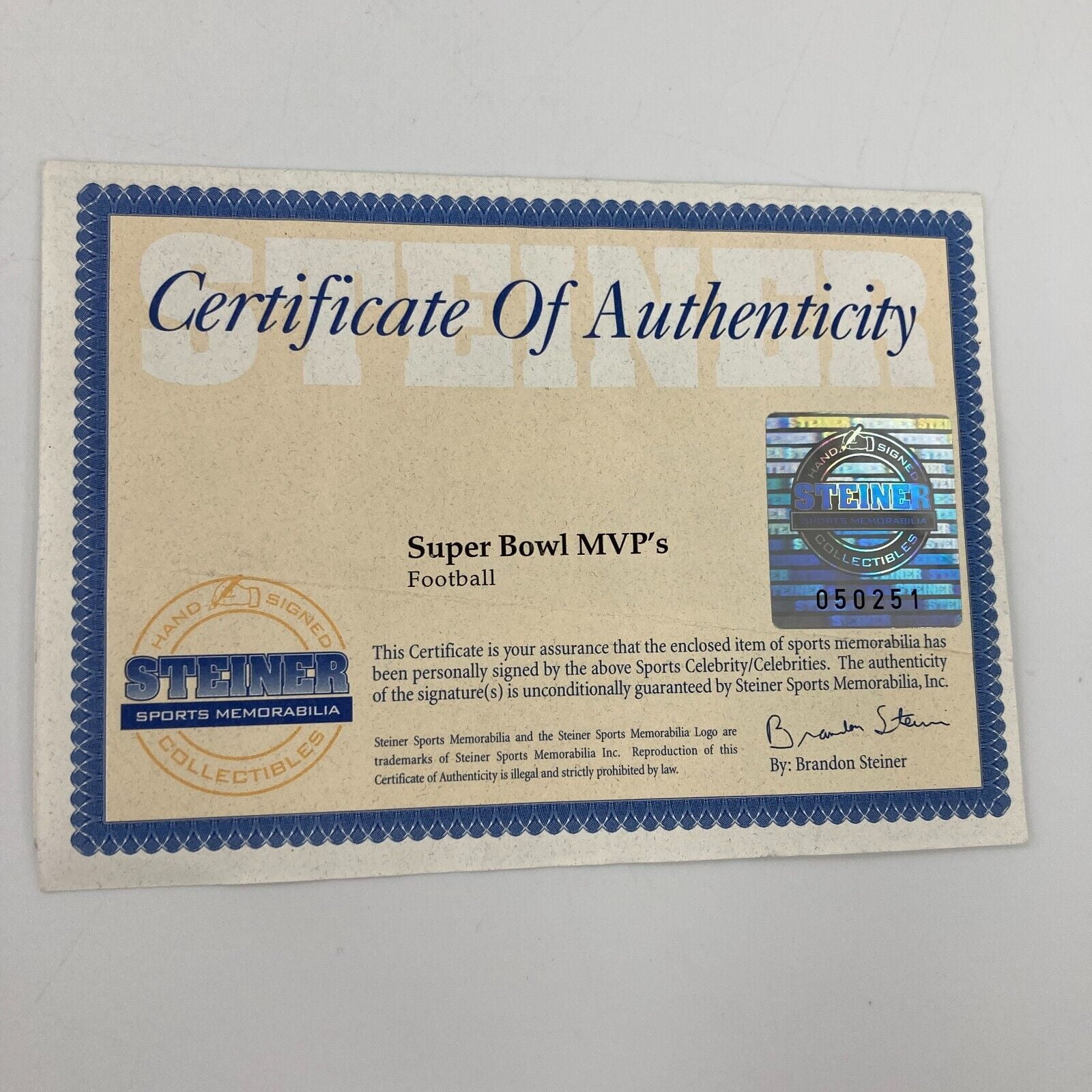 Super Bowl MVP Signed Football 21 Sigs Bart Starr Joe Montana Jerry Rice PSA DNA