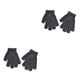thumbnail image 3 of Jumpingount 1 par de guantes para niños, accesorio de ropa de estilo Simple, calentador de manos para exteriores, guantes para niños pequeños de Negro 2Conjunto, 3 of 6