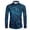 Blue Octopus Tentacle, variant on St Patrick's Day Mens T-shirt Pug Stripe Graphic Athletic Shirt Cute Dog Pattern Wears Muscle Fit Shirts with Long Sleeve Wrinkle-Free Wear for Men M-3XL