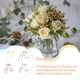 thumbnail image 3 of Flores artificiales Advancent 2 piezas Blancas, 3 of 6