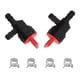 thumbnail image 3 of 2pcs 1/4 Inch 90 Degree Fuel Shut Off Valve For Briggs Stratton 698181 494539 697944 Tecumseh 358, 3 of 5