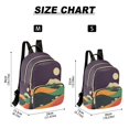 thumbnail image 2 of FORMRS Mini Backpack Purse for Women Travel Daypack Casual Shoulder Bag, Purple Mountain, 2 of 7
