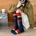 thumbnail image 4 of Fashionable and Personalized Korean Versatile Retro Slim Calf Knee Length Socks 18 EU35-40, 4 of 6