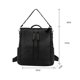 thumbnail image 1 of Backpacks Waterproof School Black Bag For Bag Backpack Women Female Double Shoulder Travel Leather Zip, 1 of 4