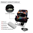 thumbnail image 4 of FUIALDOLG Watercolor Splash Panda Cellphone Crossbody Purse, Portable Zip Sling Satchel for Daily Travel and Work Use, 4 of 7