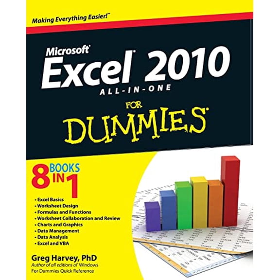 Pre-Owned Excel 2010 All-in-One For Dummies (Paperback) 0470489596 9780470489598