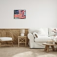 thumbnail image 3 of Stupell Industries Windblown American Flag Inspirational Painting Black Framed Art Print Wall Art, 20 x 16, 3 of 9