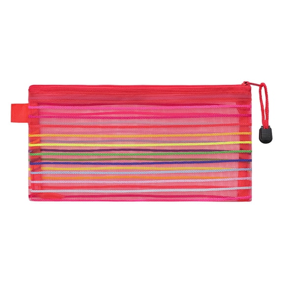 Back to School Supplies Under 1 Pencil Case Pouch for Girls Boys Large Capacity Pencil Case Red #153