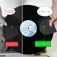 thumbnail image 4 of 2pcs Record Cleaner Handler Mitt Black Vinyl Record Clip Disc Cleaning Protection Pad Lightweight No Fingerprints No Damage Anti-static for Vinyl LP Records, 4 of 8